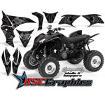Honda TRX 700XX ATV Black Skulls and Hammers Graphic Kit