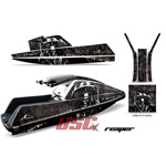 Reaper Black Graphic Wrap Kit Square Nose Stand Up Jet Ski Superjet Yamaha - DSC-696465477-RPB