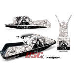 White Reaper Yamaha Superjet Jet Ski Vinyl Graphic Wrap Kit Square Nose - DSC-696465477-RBW