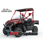 Kawasaki UTV Red Silver Haze Vinyl Stickers Kit Fits Teryx 750 2007-2009