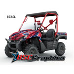 Kawasaki UTV Rebel Vinyl Stickers Kit Fits Teryx 750 2007-2009