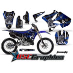 Yamaha Banshee YZ 2002-2011 Motocross Blue Toxicity 2 Stroke Sticker Kit