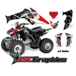 Honda TRX 250 EX Red El Lobo Graphic Kit Fits 2005-2011