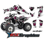 Honda TRX 250 EX 2005-2011 ATV Pink and White Northstar Graphic Kit