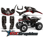 1993-2006 Honda TRX300EX ATV Black Bone Collector Graphic Kit