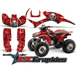 Honda TRX300EX 1993-2006 ATV Red Bone Collector Graphic Kit