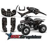 Honda TRX300EX 1993-2006 ATV Black Reaper Graphic Kit