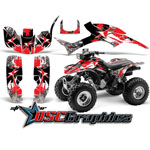 Honda TRX300EX 1993-2006 ATV Red Street Star Graphic Kit