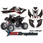 Honda TRX400EX 2008-2011 ATV Black Bone Collector Sticker Kit - DSC-556465465E