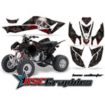 Honda TRX400EX 2008-2011 ATV Black Bone Collector Sticker Kit