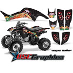 1999-2007 Honda TRX400EX ATV Black Vegas Baller Vinyl Kit