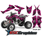 Honda TRX450R ATV Pink Northstar Vinyl Sticker Kit Fits 2004-2011