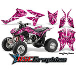 2004-2011 Honda TRX450R ATV Pink Butterflies Vinyl Sticker Kit