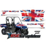 Yamaha Banshee Side X Side Union Jack Graphic Sticker Kit Fits Rhino 450 2003-2006