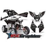 Polaris Outlaw 450 2009-2011 Four Wheeler Black Reaper Vinyl Stickers