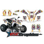 Polaris Outlaw 450 2009-2011 Four Wheeler White Love Kills Vinyl Stickers