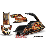 Stand Up Jet Ski Superjet Yamaha Fire Storm Graphic Wrap Kit Round Nose