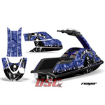 Reaper Blue Vinyl Wrap Kit Round Nose Stand Up Jet Ski Superjet Yamaha