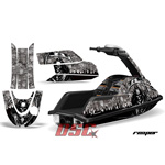 Graphic Wrap Kit Reaper Silver Round Nose Stand Up Jet Ski Superjet Yamaha