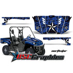 Yamaha Banshee Rhino 450 2003-2006 Side X Side Blue North Star Graphic Sticker Kit