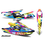 Wave Blaster Yamaha Flash Back Jet Ski Graphic Wrap Kit 1993-1996 - DSC-696465421-FB