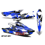 Wave Blaster Yamaha Street Star White and Blue Jet Ski Graphic Wrap Kit 1993-1996 - DSC-696465421-STWB