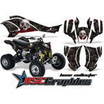 2008-2011 Can Am DS450 ATV Black Bone Collector Vinyl Kit - DSC-556465465P