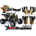 Can Am DS450 2008-2011 ATV Black motor head Vinyl Kit