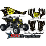 2008-2011 Can Am DS450 ATV Yellow Reloaded Vinyl Kit