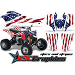 Can Am DS450 2008-2011 ATV Stars And Stripes Vinyl Kit